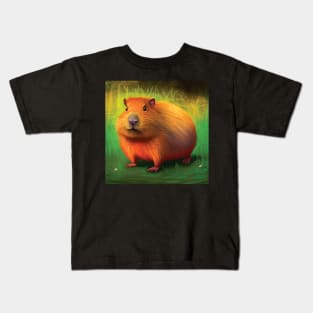 Cute Guinea Pig Art Kids T-Shirt